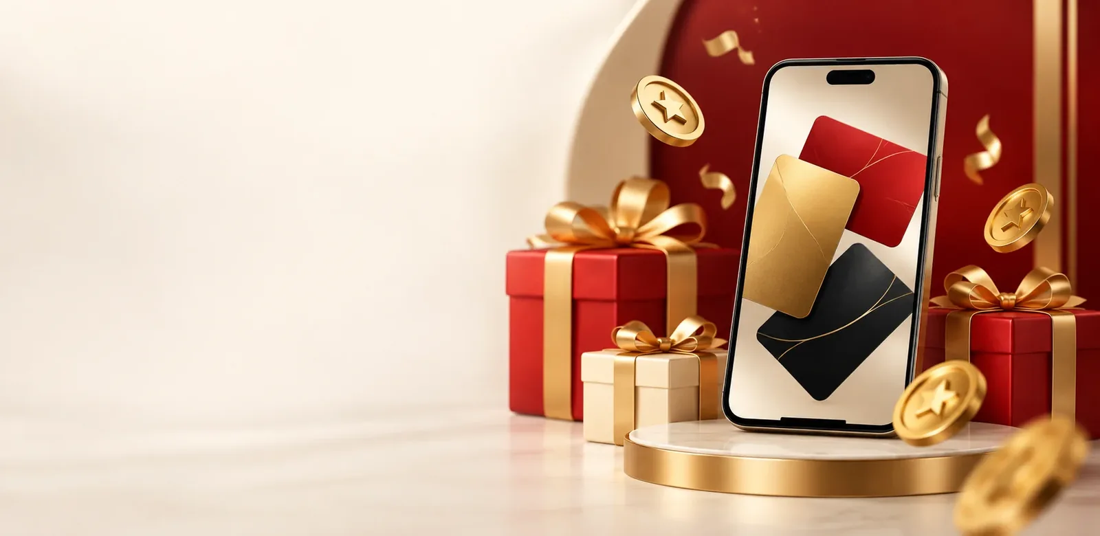 NexBirlik ödül rehberinde telefon ve hediye kutuları