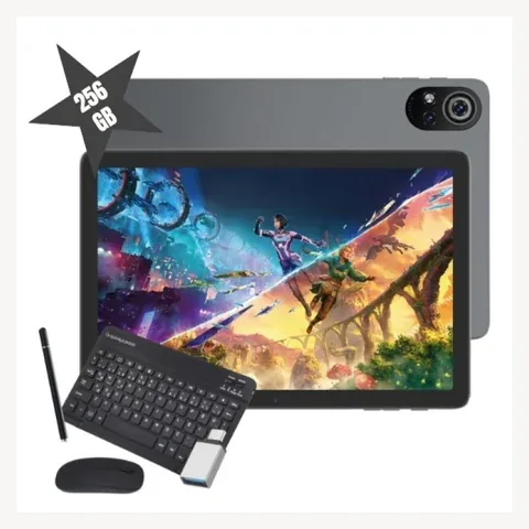 Silver 10.1" InCell Display Tablet PC, 8GB/256GB