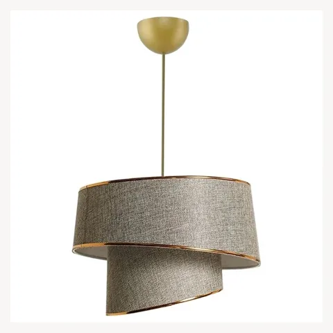 Evlight Eftelya Asymmetric Pendant Chandelier in Sand Beige