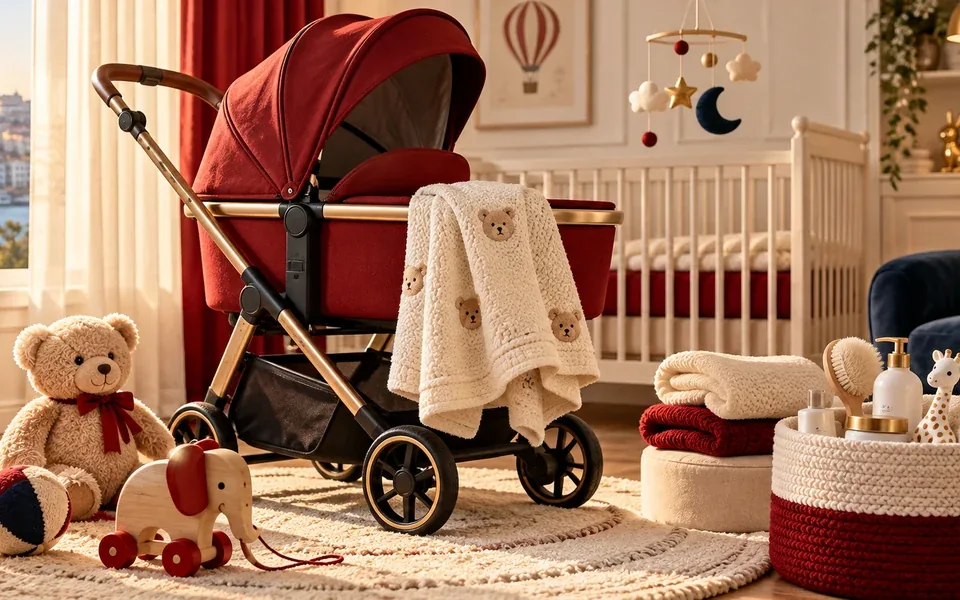 Baby stroller and nursery items