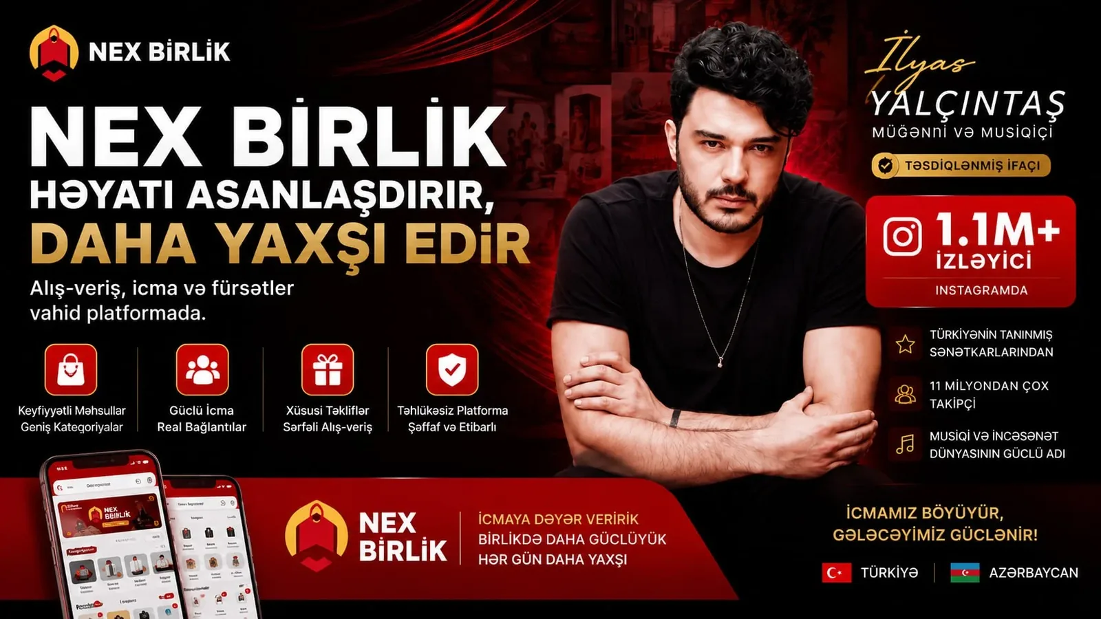 İlyas Yalçıntaş at a NexBirlik community event